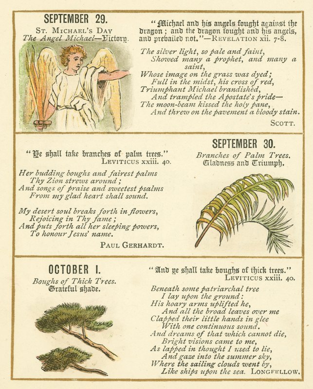Page from The Bible Emblem Anniversary Book by William Foster