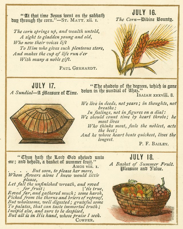 Page from The Bible Emblem Anniversary Book by William Foster