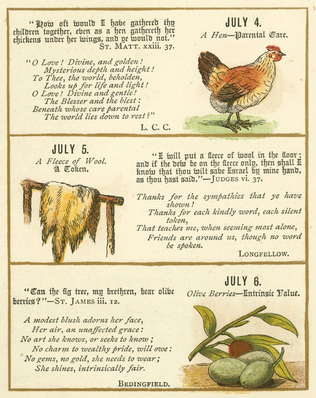 Page from The Bible Emblem Anniversary Book by William Foster