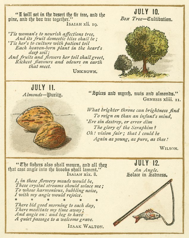 Page from The Bible Emblem Anniversary Book by William Foster