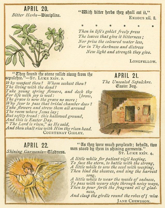 Page from The Bible Emblem Anniversary Book by William Foster