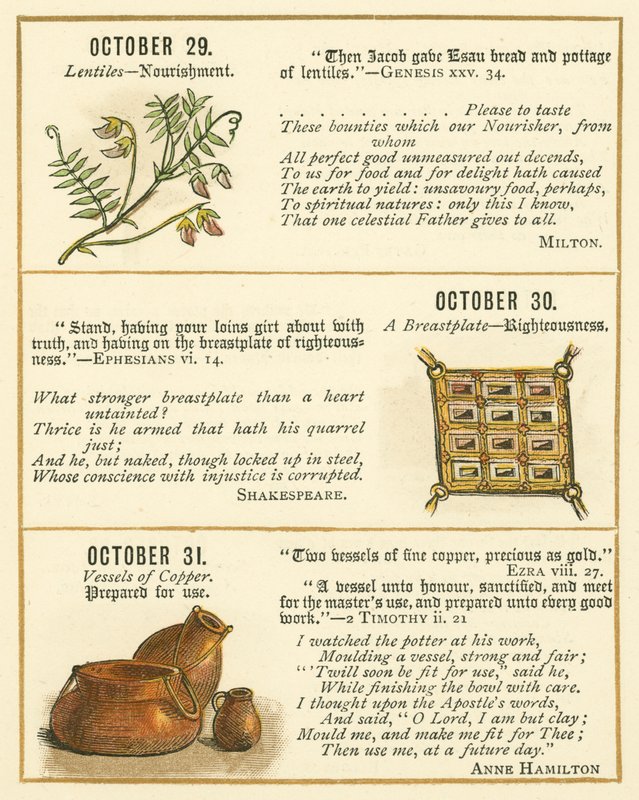 Page from The Bible Emblem Anniversary Book by William Foster