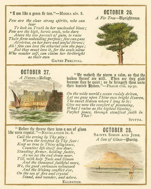 Page from The Bible Emblem Anniversary Book by William Foster