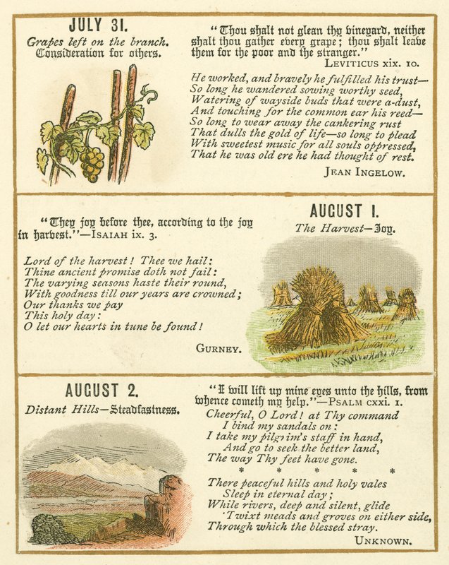 Page from The Bible Emblem Anniversary Book by William Foster