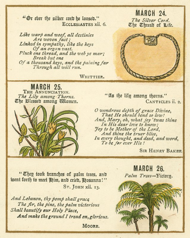 Page from The Bible Emblem Anniversary Book by William Foster