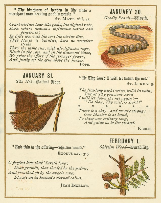 Page from The Bible Emblem Anniversary Book by William Foster