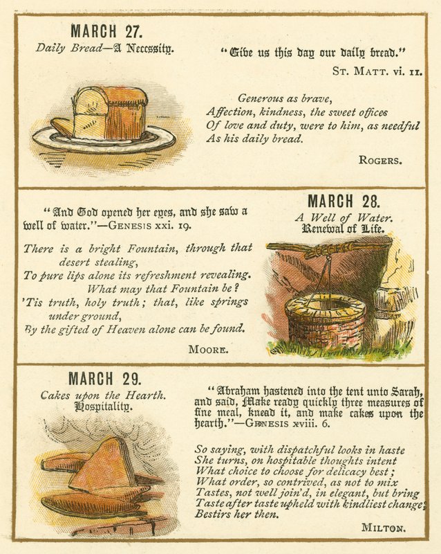Page from The Bible Emblem Anniversary Book by William Foster