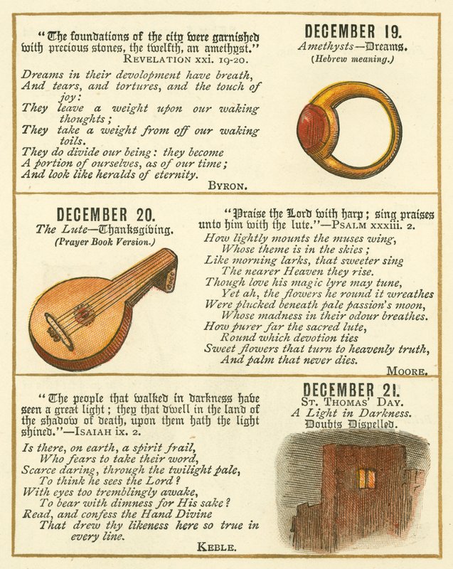 Page from The Bible Emblem Anniversary Book by William Foster