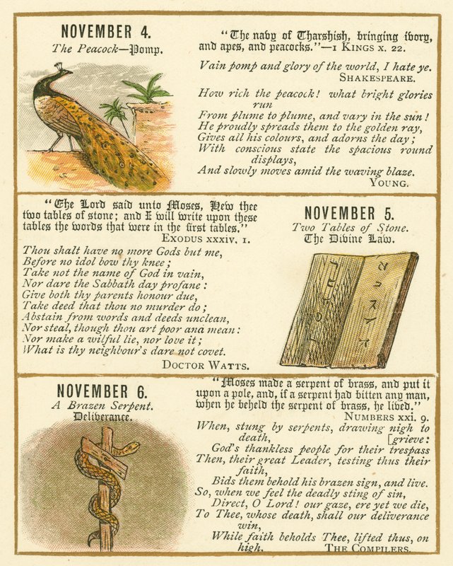 Page from The Bible Emblem Anniversary Book by William Foster
