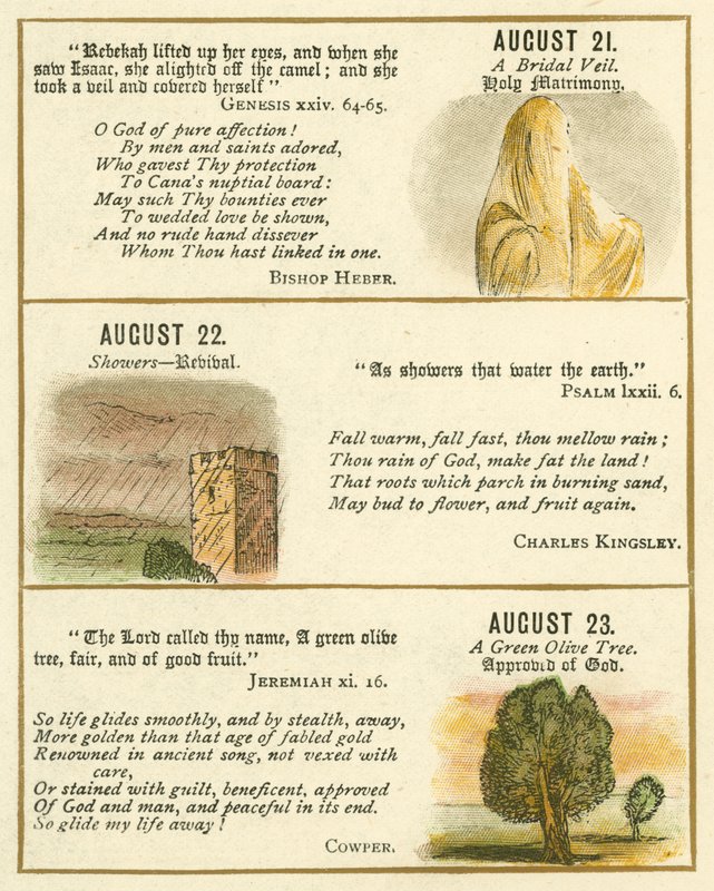 Page from The Bible Emblem Anniversary Book by William Foster