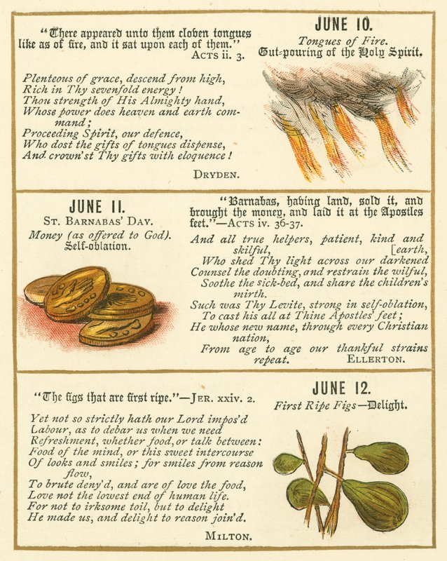 Page from The Bible Emblem Anniversary Book by William Foster