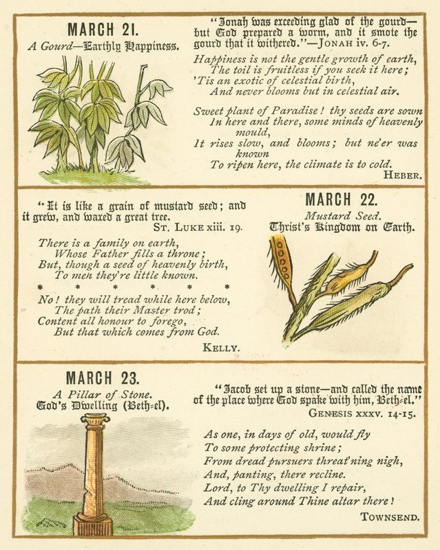 Page from The Bible Emblem Anniversary Book by William Foster