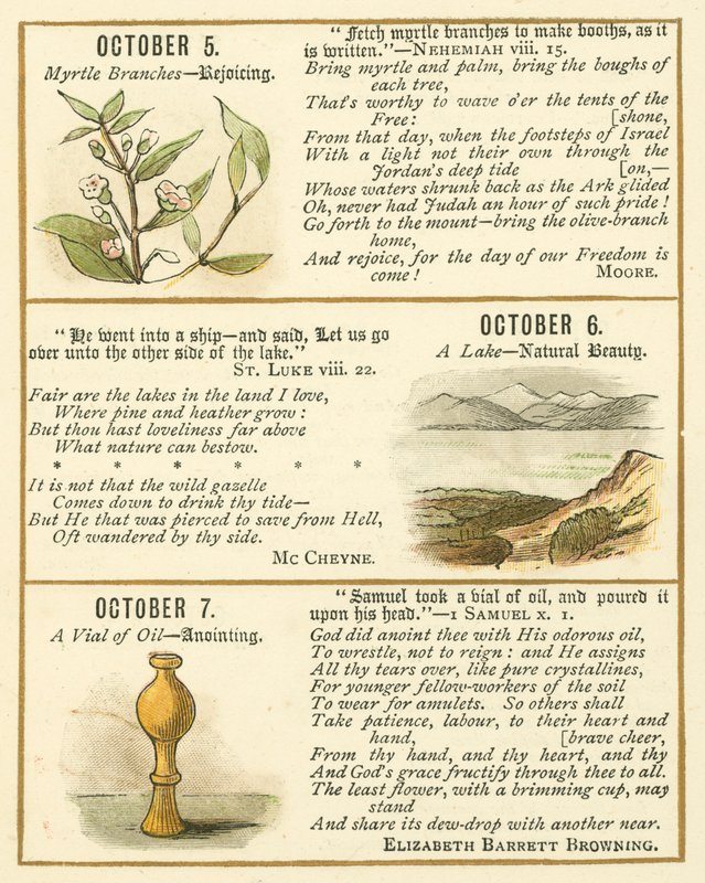 Page from The Bible Emblem Anniversary Book by William Foster