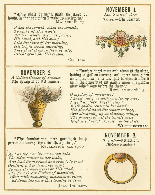 Page from The Bible Emblem Anniversary Book by William Foster
