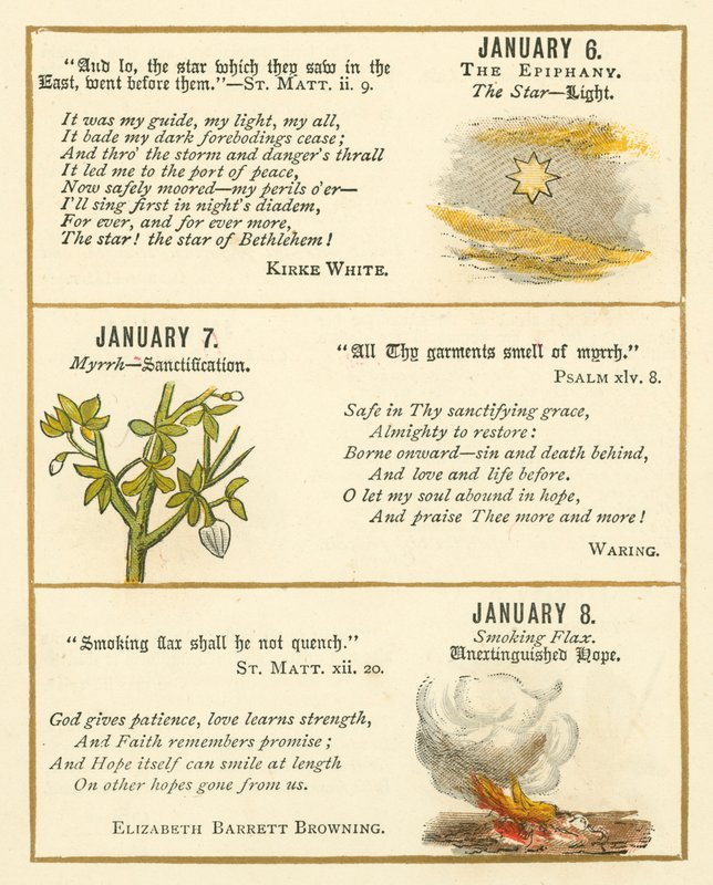 Page from The Bible Emblem Anniversary Book by William Foster
