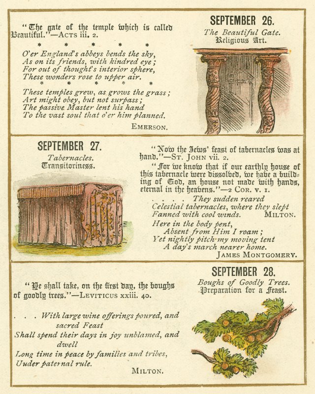Page from The Bible Emblem Anniversary Book by William Foster
