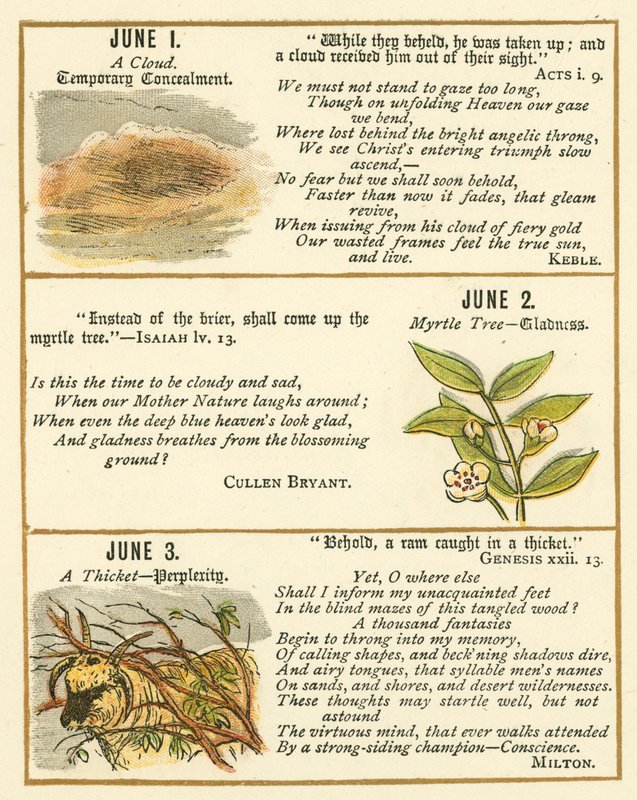 Page from The Bible Emblem Anniversary Book by William Foster