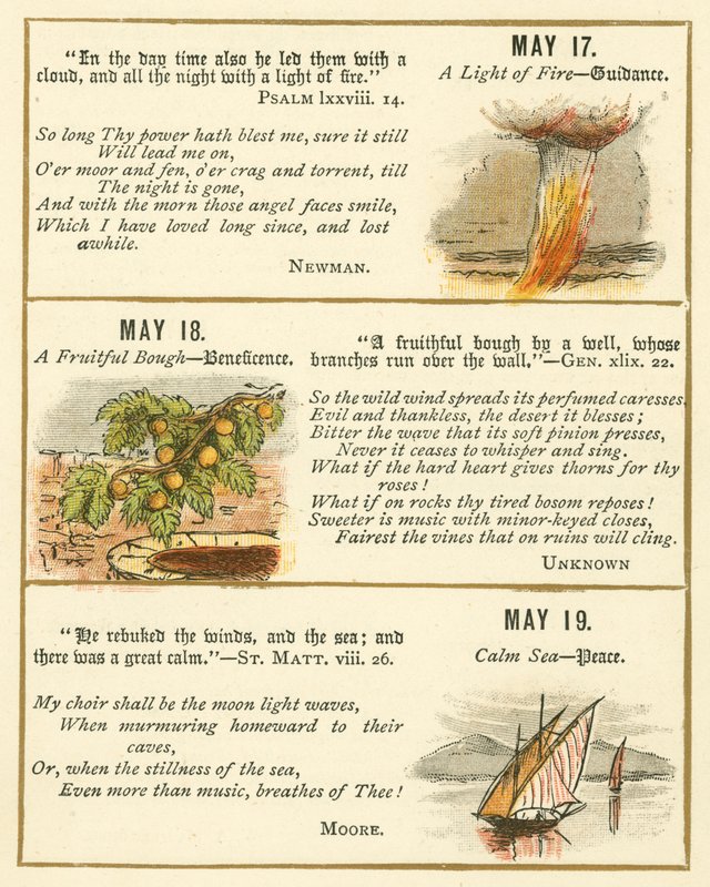 Page from The Bible Emblem Anniversary Book by William Foster