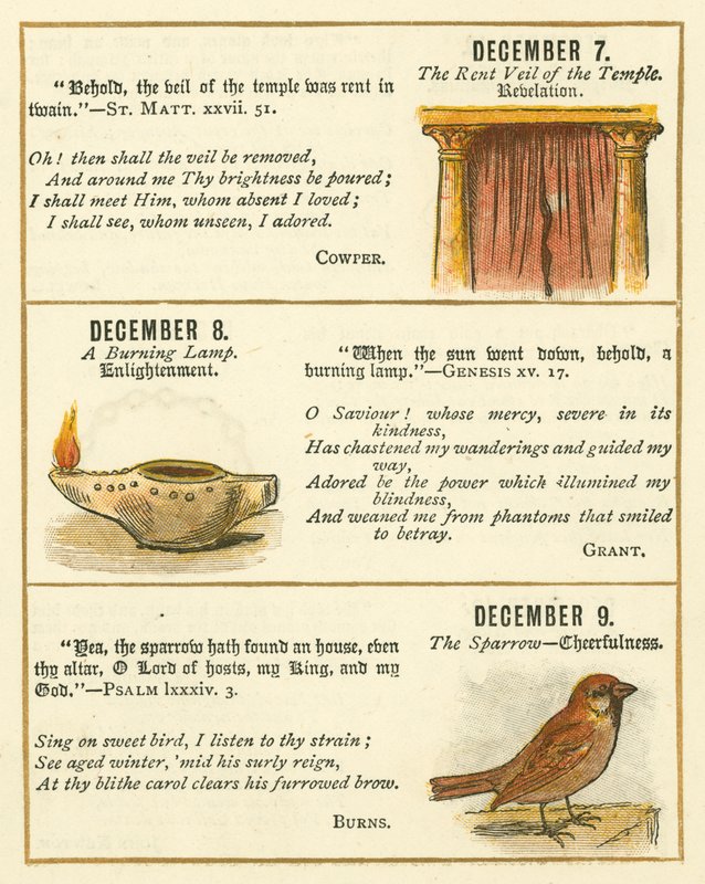 Page from The Bible Emblem Anniversary Book by William Foster
