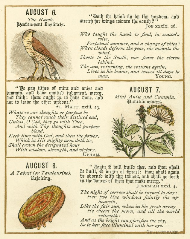 Page from The Bible Emblem Anniversary Book by William Foster