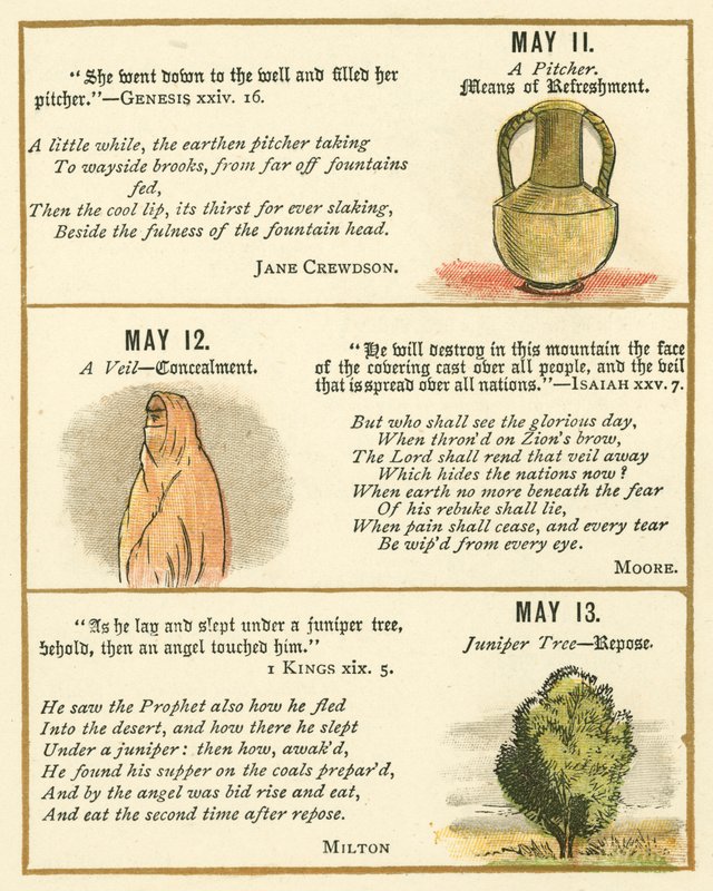 Page from The Bible Emblem Anniversary Book by William Foster