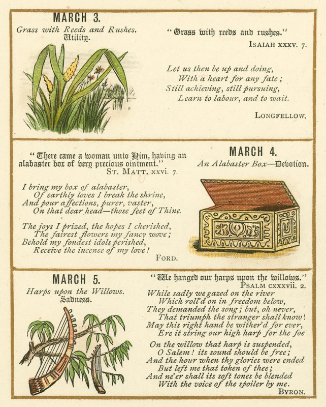Page from The Bible Emblem Anniversary Book by William Foster