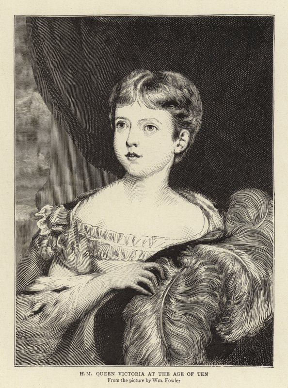 Queen Victoria at the Age of Ten by William Fowler