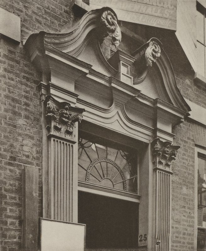 Doorway, Crutched Friars, London by William Galsworthy Davie