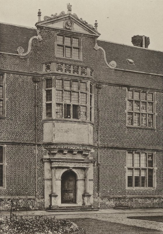 Doorway, Entrance Bay, the South Wing, Cobham Hall by William Galsworthy Davie