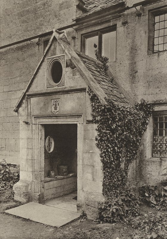 Doorway, Porch at Cap Mill, Painswick, Gloucestershire by William Galsworthy Davie