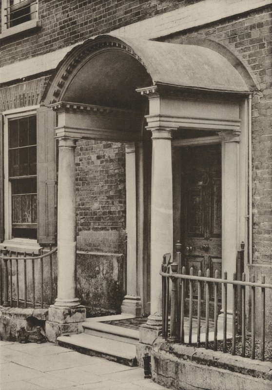 Doorway, The Close, Salisbury, Wilts by William Galsworthy Davie