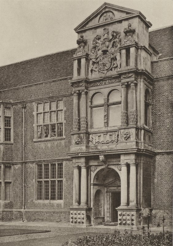 Doorway, The North Wing, Cobham Hall, Kent by William Galsworthy Davie