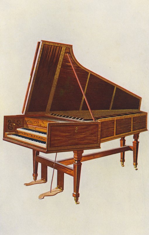 Musical instruments: The Empress harpsichord by William Gibb