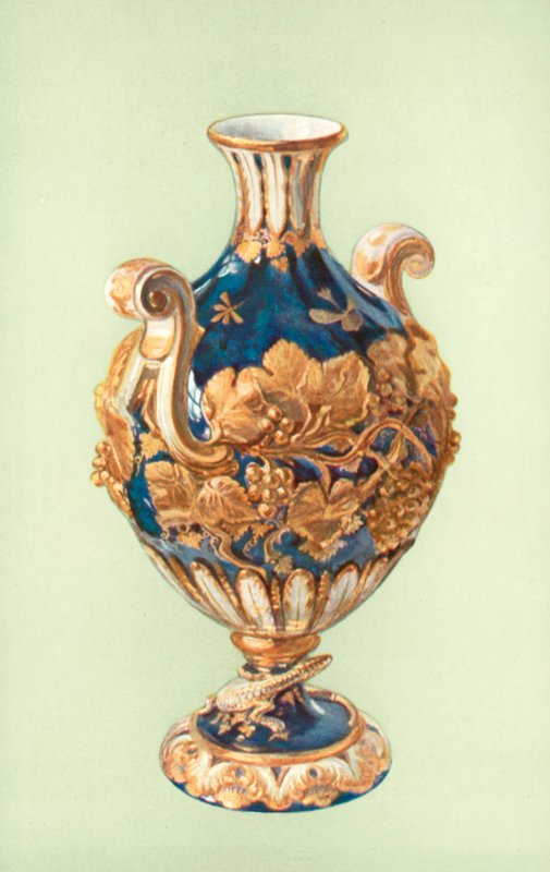 Vase, Chelsea, Mazarine Blue by William Gibb