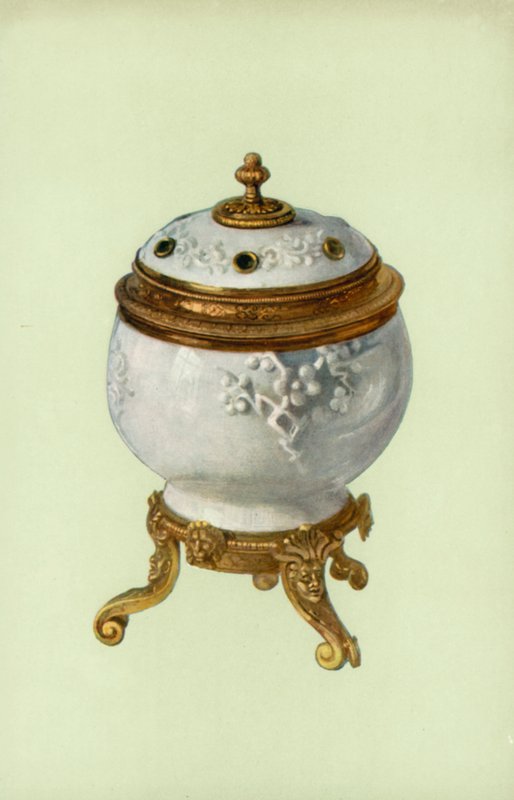 Vase, Fuchien Porcelain, with Louis XIV, Silver-gilt Mount by William Gibb