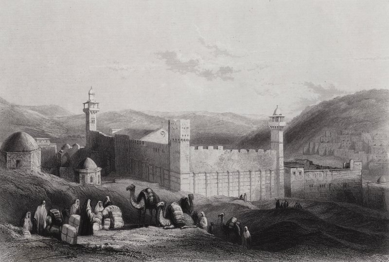 Hebron, The Haram by William H. Bartlett
