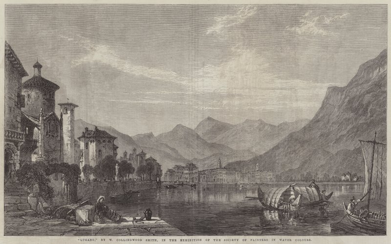 Lugano by William Harding Collingwood Smith