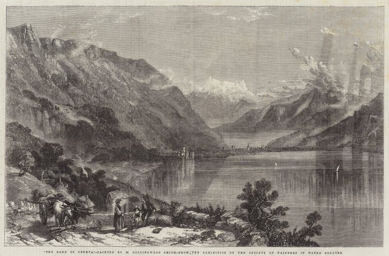 The Lake of Geneva by William Harding Collingwood Smith
