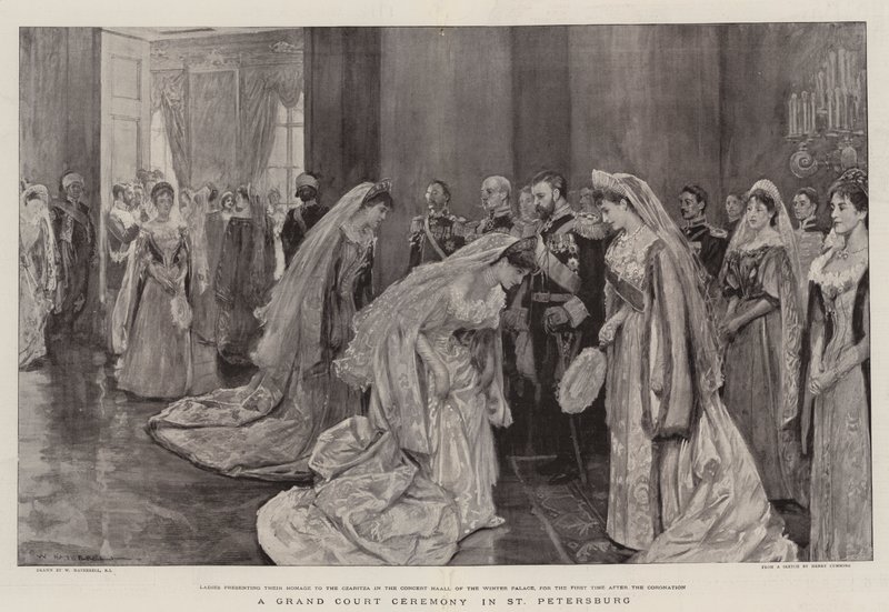 A Grand Court Ceremony in St Petersburg by William Hatherell