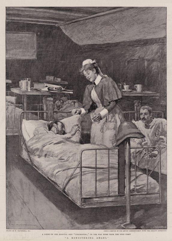 A Ministering Angel by William Hatherell