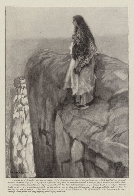 Illustration for Swallow, A Tale of the Great Trek, by H Rider Haggard by William Hatherell