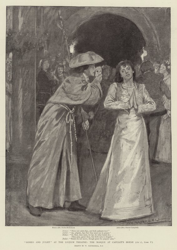 Romeo and Juliet at the Lyceum Theatre, the Masque at Capulet