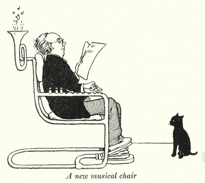 A New Musical Chair by William Heath Robinson