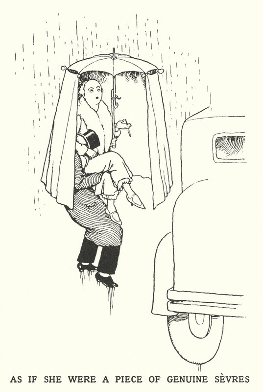 As if she were a piece of genuine Sevres by William Heath Robinson