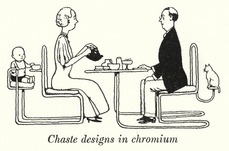 Chaste designs in chromium by William Heath Robinson