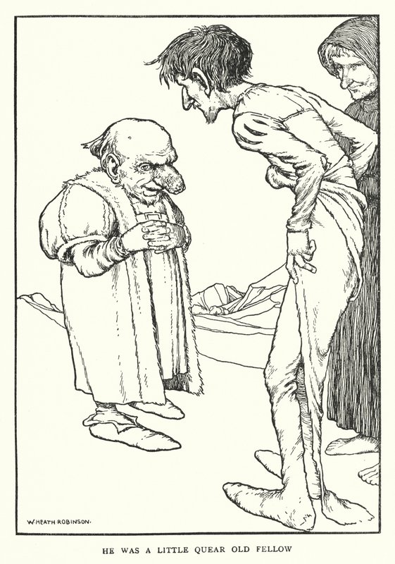 He was a little queer old fellow by William Heath Robinson