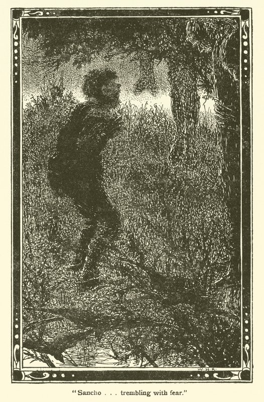 Illustration for Don Quixote by William Heath Robinson