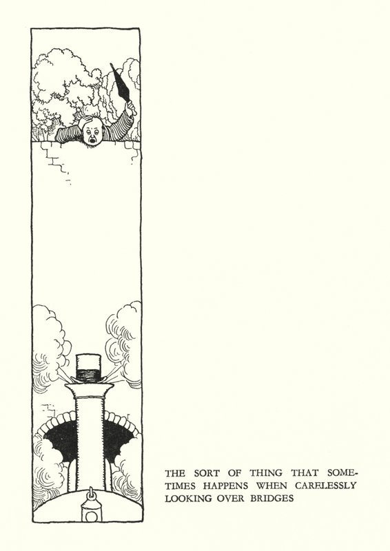 Illustration for Railway Ribaldry by W Heath Robinson by William Heath Robinson