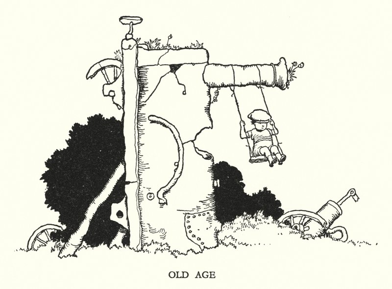 Illustration for Railway Ribaldry by W Heath Robinson by William Heath Robinson