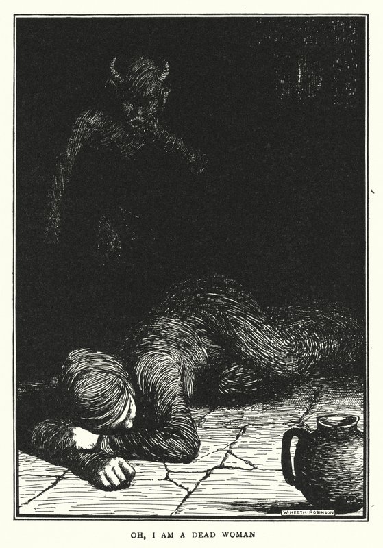 Oh, I Am a Dead Woman by William Heath Robinson